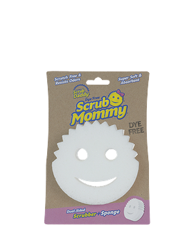 Dual Sided Sponge with Soft Absorbent and Scratch-Free Scrubbing Sides 3 Count Scrub Mommy 