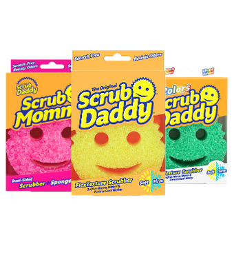 modelo francés Juego de 3 esponjas Scrub Daddy originales Scrub Daddy 
