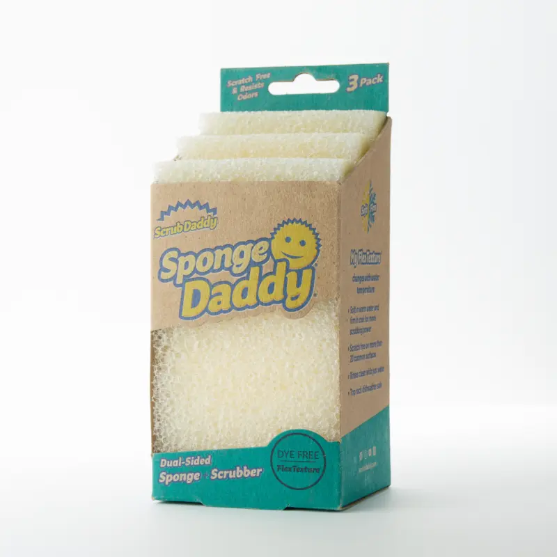 Dye Free Sponge Daddy in packaging