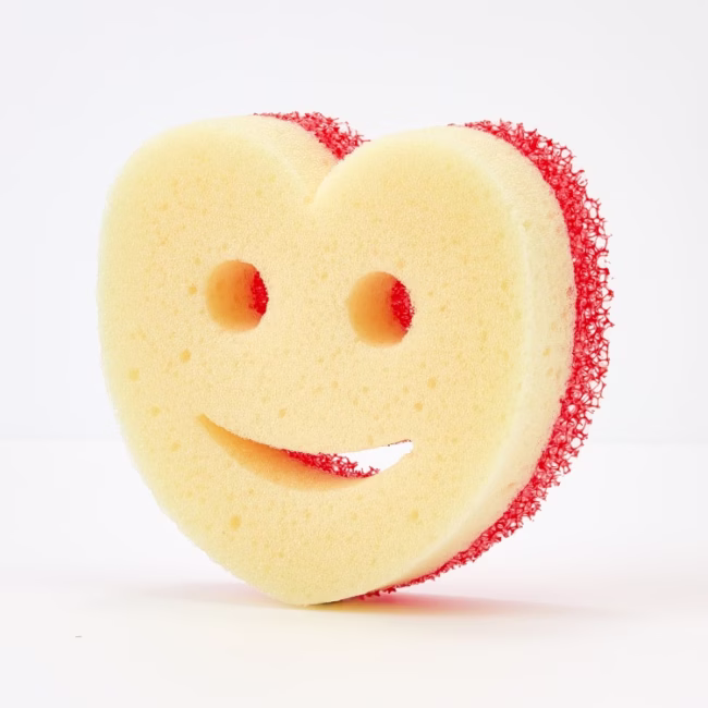 Scrub Mommy Valentine Sponge heart shape