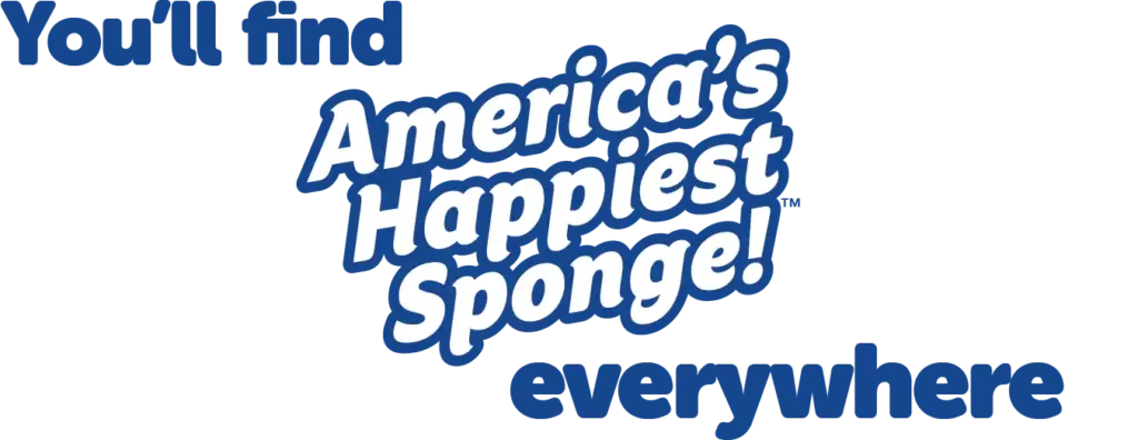 You'll find America's happiest sponge everywhere