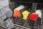Scrub Mommy Toy Story Shapes in Dish Washer