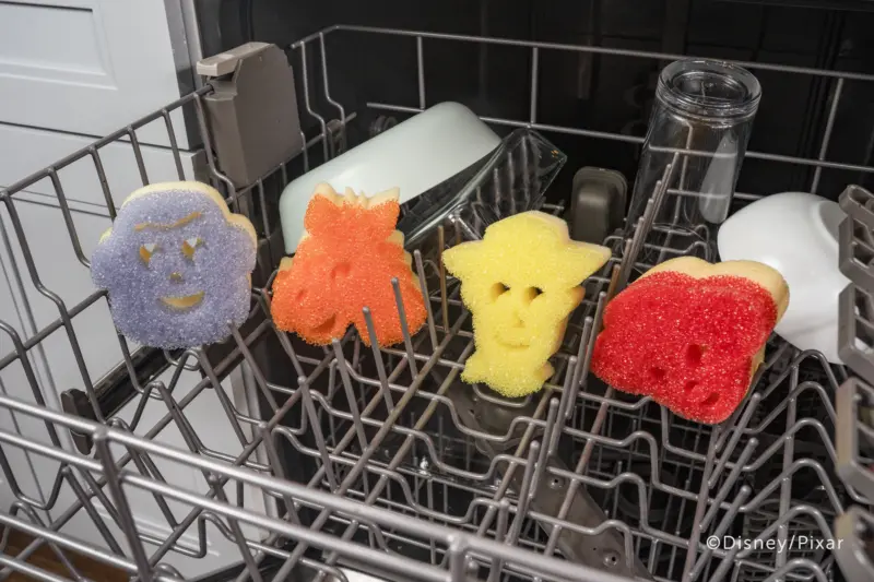 Scrub Mommy Toy Story Shapes in Dish Washer
